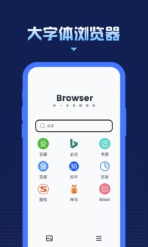 大字体浏览器应用截图1