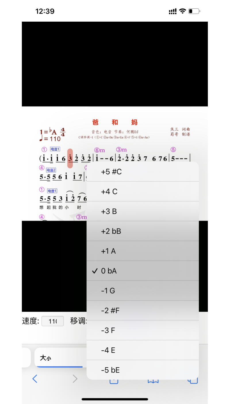 蜀哥电子琴曲谱系统v2.0.1截图2