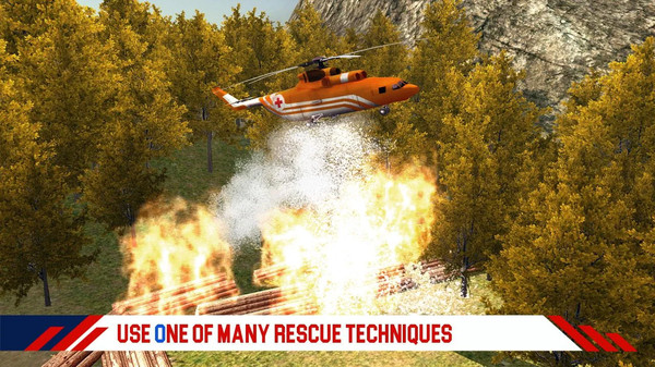 消防直升机救援行动截图1