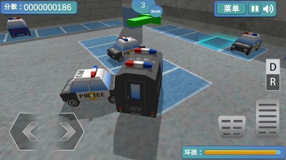 3D警车停车场截图2