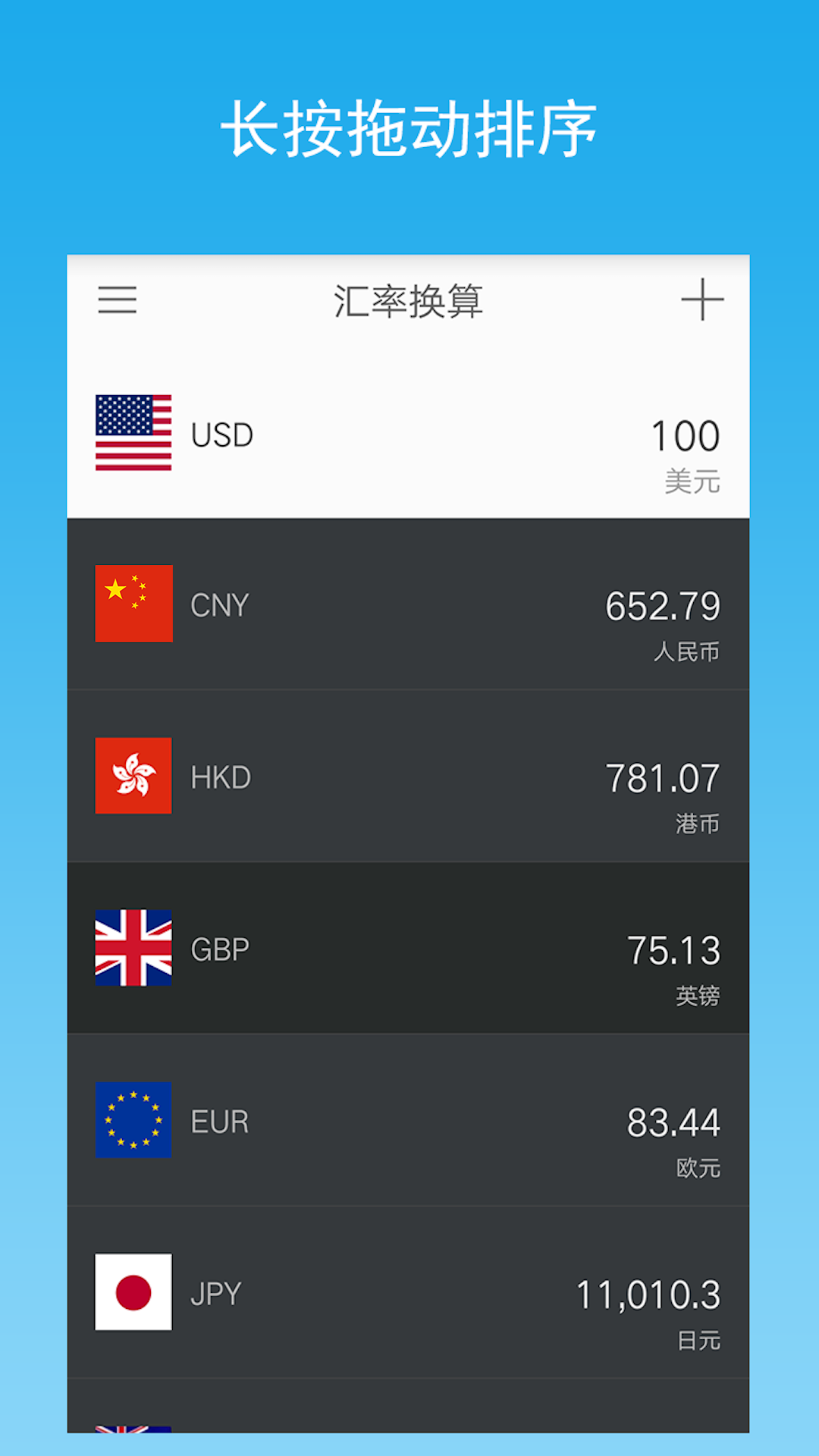 匯率換算截圖預(yù)覽