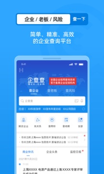 企业征信查询截图