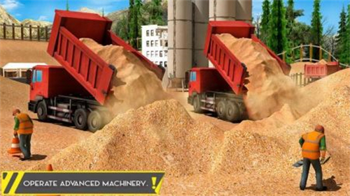 沙土挖掘机起重机运输车截图3