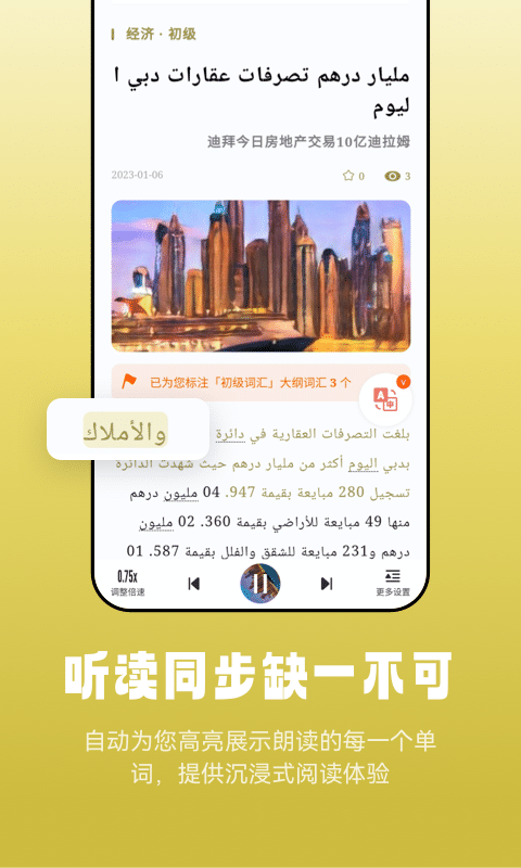 莱特阿拉伯语阅读听力v1.0.3截图4