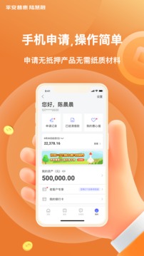 平安普惠陸慧融截圖