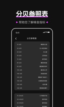 標(biāo)準(zhǔn)噪音分貝檢測(cè)儀截圖