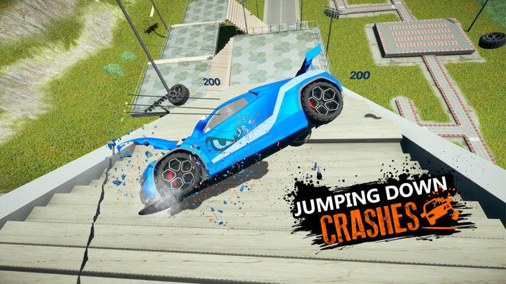 Car Crash Sim Death Stairs截图1