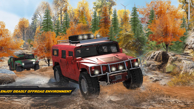 Offroad Jeep Hill Driving Game截图5