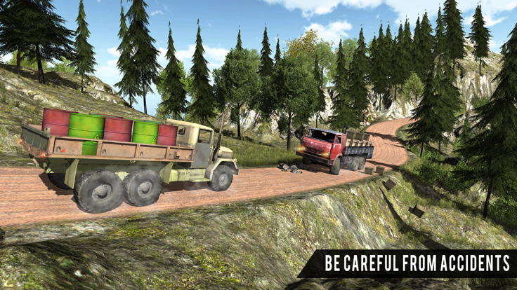 Offroad Cargo Truck Hill Drive截图1