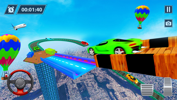 Real Racing Car Stunts 3D截图4