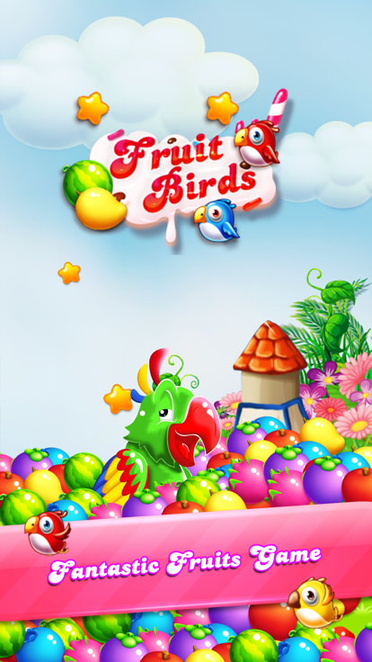 Sweet Fruits & pets best match 3 puzzle截图2