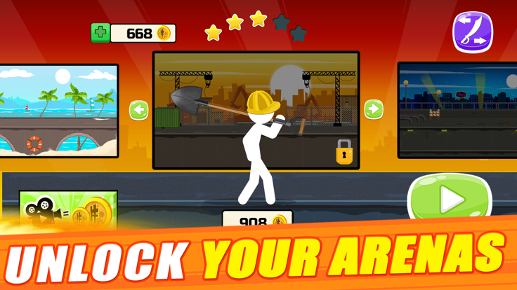 Stick Warrior  Action Game截图2