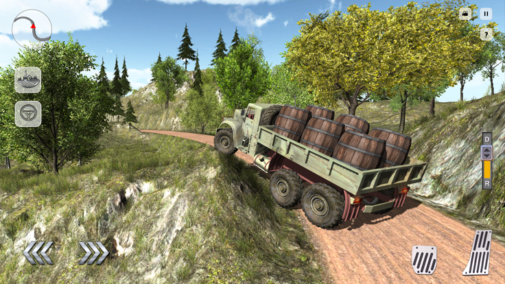 Offroad Cargo Truck Hill Drive截图4