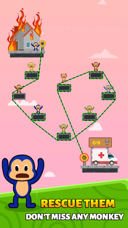 Monkey Rescue Puzzle截图1