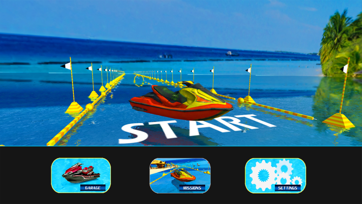 Jet Ski Water Speed Boat Racer截图2