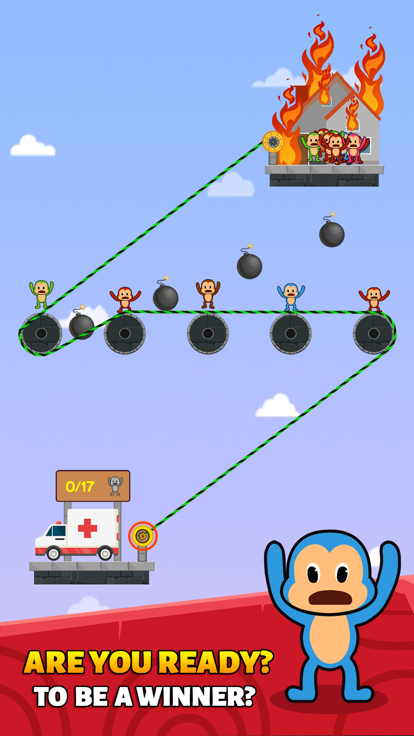 Monkey Rescue Puzzle截图4