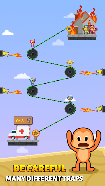 Monkey Rescue Puzzle截图5