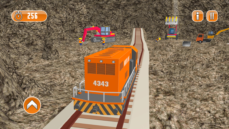 Uphill Railway Track Build Pro截图1