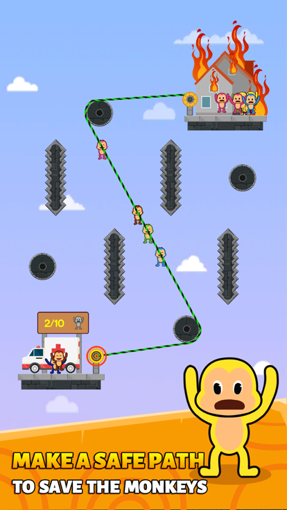 Monkey Rescue Puzzle截图2