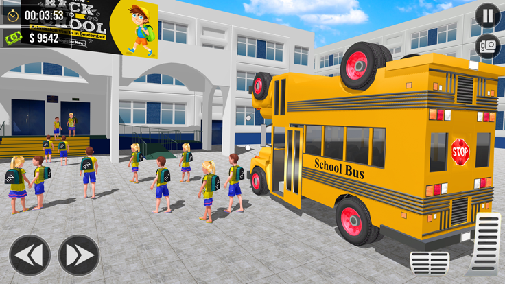 City School Coach Bus Drive 3D截图2