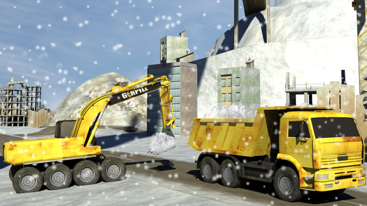 Snow Plow Truck game截图3