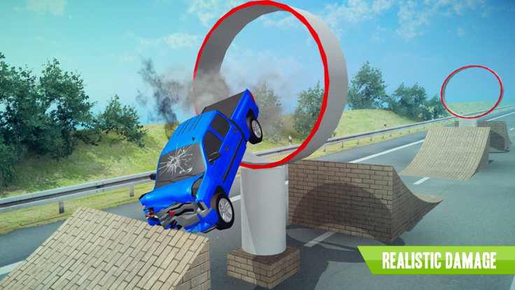 Car Crash Beam Drive Accidents截图1