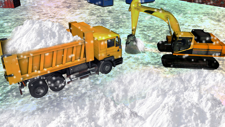 Snow Plow Truck game截图1