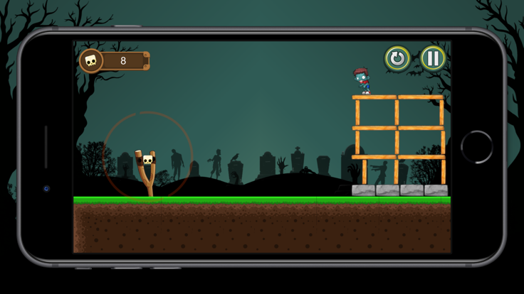 Zombie Town 2D physics截图5