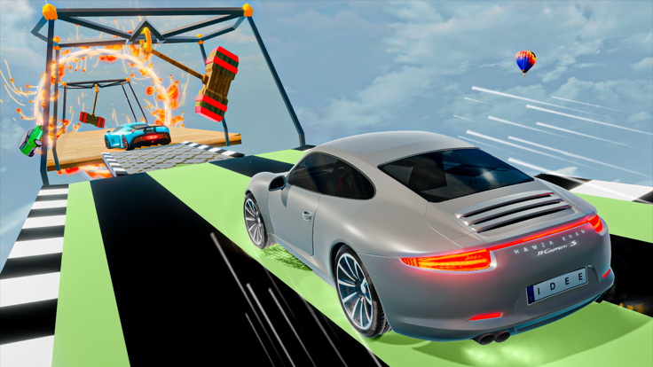 Mega Ramp Stunts Cars Game截图4