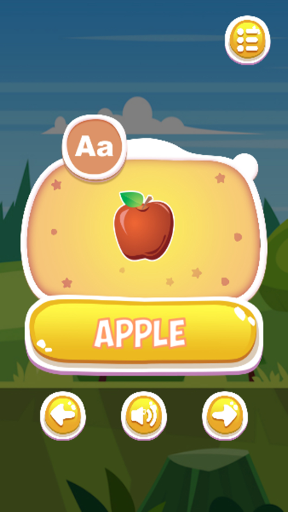 ABC Fruit Names Learning截图3