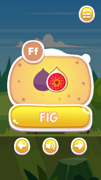 ABC Fruit Names Learning截图2