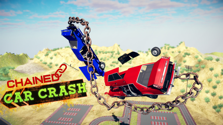 Chained Car Crash Beam Driving截图4