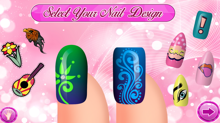 Nail Salon Girl Fashion Game截图5