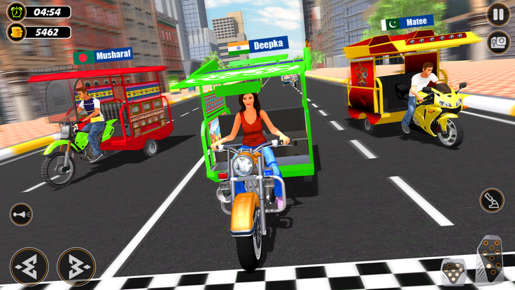 Indian Auto Rickshaw Drive 3D截图2