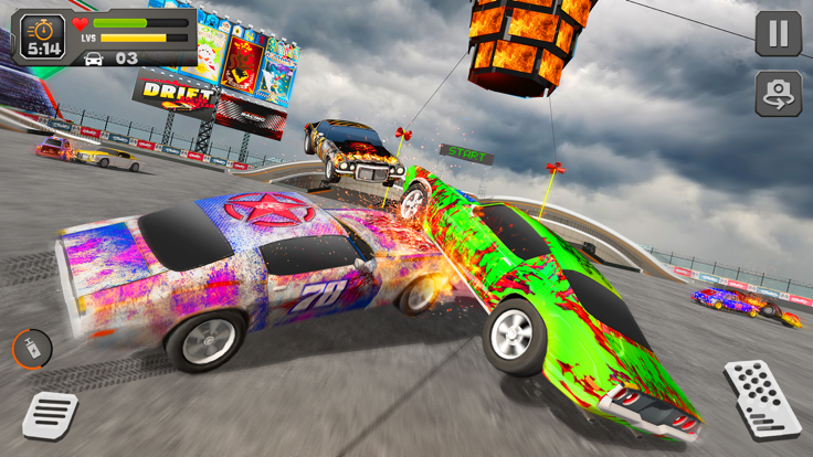 Derby Car Crash Stunt Racing截图4