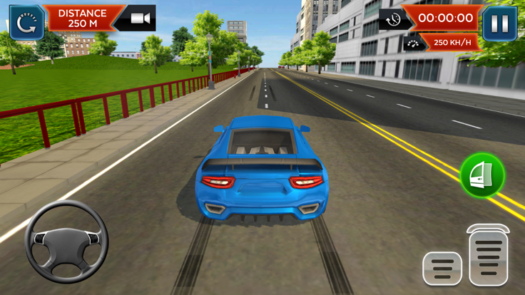 Real Car Driving School Sim 3D截图1