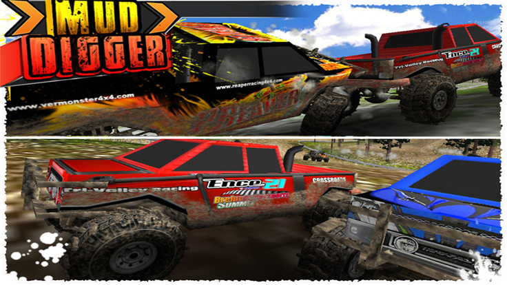 Mud Digger Simulator Racing截图4