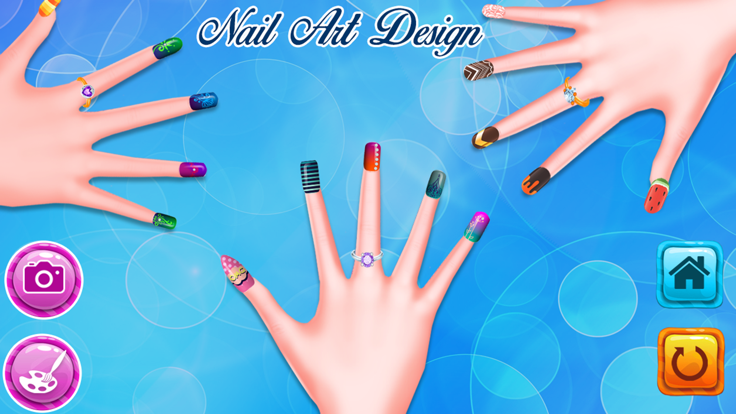 Nail Salon Girl Fashion Game截图2