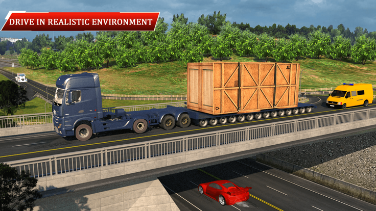 Oversized Load Cargo Truck Sim截图3