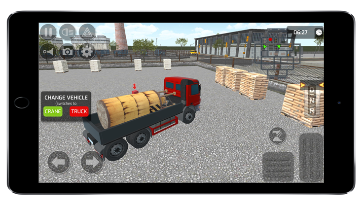 Truck Crane Loader Simulation截图1