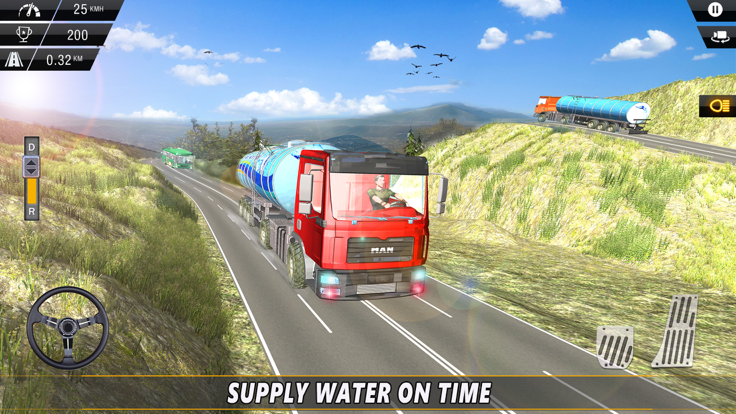 Offroad Water Tanker Transport截图1