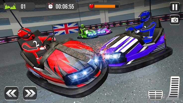 Bumper Car Crash Stunt Race 3D截图5