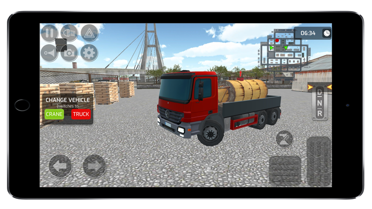 Truck Crane Loader Simulation截图2