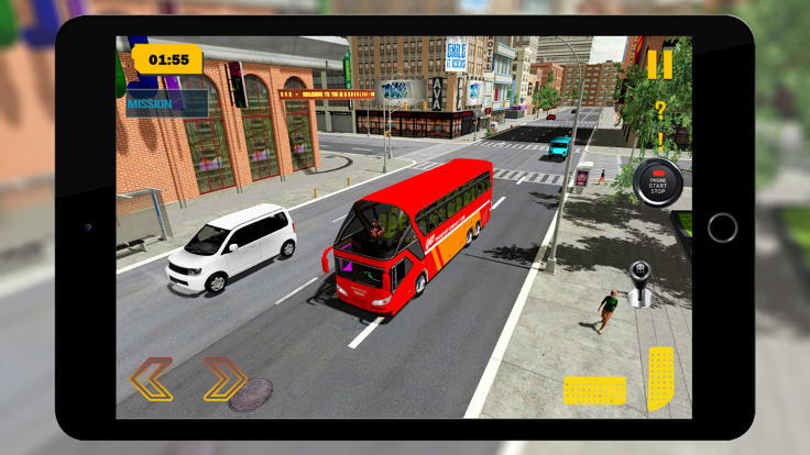 Public Coach Bus Simulator 3D截图1