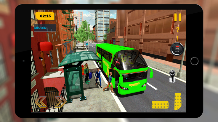 Public Coach Bus Simulator 3D截图3