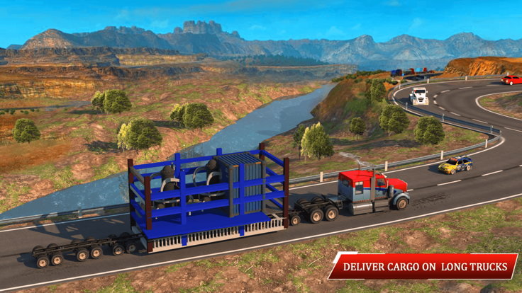 Oversized Load Cargo Truck Sim截图4