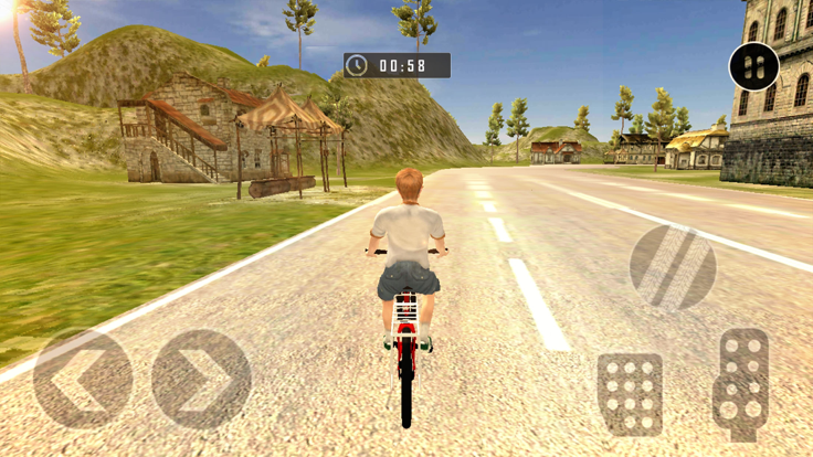 Kids BMX Bicycle Taxi Sim 2018截图2