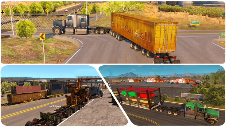 Oversized Load Cargo Truck Sim截图2