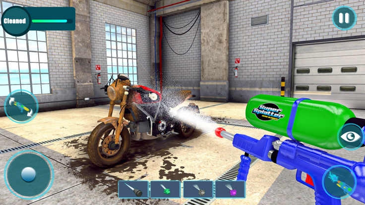 Power Gun Washer Simulator 3D截图2