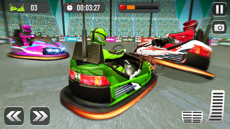 Bumper Car Crash Stunt Race 3D截图2